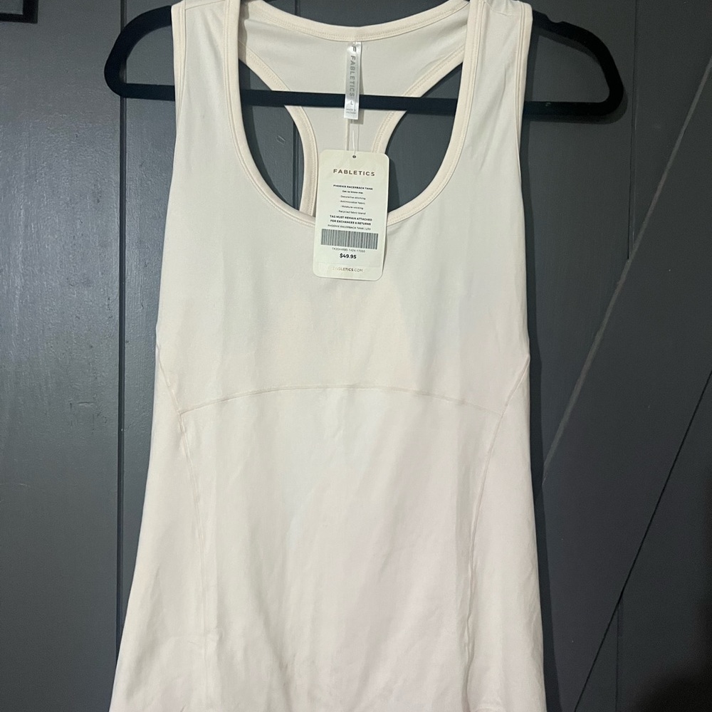 New with tags!  Fabletics racerback tank top -SZ Large
